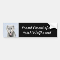 Peinture de Wolfhound irlandais - Joli art origina