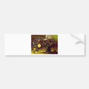 Autocollant De Voiture Peinture vintage de fleurs de fleurs de vase à Van