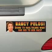 Autocollant De Voiture Pelosi : Anti ObamaCare (En voiture)