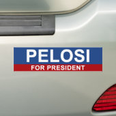 Autocollant De Voiture Pelosi pour le président (En voiture)