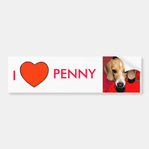 AUTOCOLLANT DE VOITURE PENNY