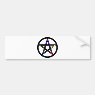 Autocollant De Voiture Pentacle élémentaire