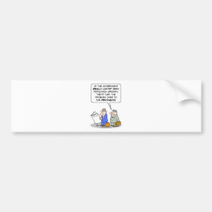 Autocollant De Voiture pentagone zéro de croissance démographique