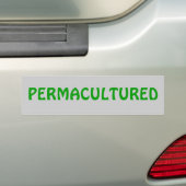 AUTOCOLLANT DE VOITURE PERMACULTURED (En voiture)