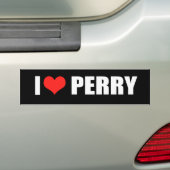 AUTOCOLLANT DE VOITURE PERRY 2012 (En voiture)