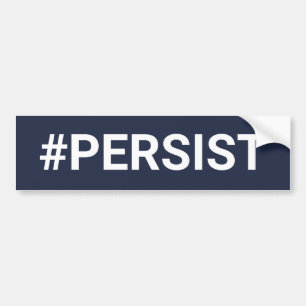 AUTOCOLLANT DE VOITURE #PERSIST