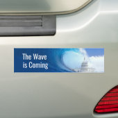 Autocollant De Voiture Personnaliser de l'élection Blue Wave 2022 (En voiture)