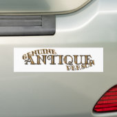 Autocollant De Voiture Personne antique véritable (En voiture)