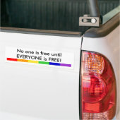Autocollant De Voiture Personne n'est adhésif pour pare-chocs LIBRE (Sur camion)
