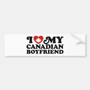 Autocollant De Voiture Petit ami canadien