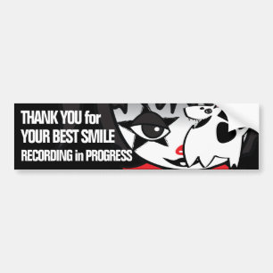 Autocollant De Voiture Petit Clown Crime Watch Sticker pare-chocs