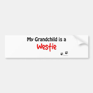 Autocollant De Voiture Petit-enfant de Westie