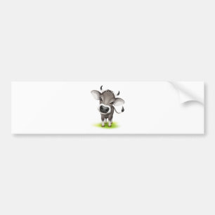 Autocollant De Voiture Petite vache suisse