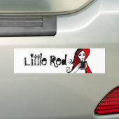 Autocollant De Voiture "Peu" adhésif pour pare-chocs rouge (En voiture)