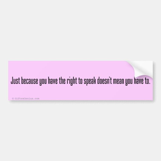 Autocollant De Voiture Peut-être vous devriez essayer de fermer parfois (Devant)