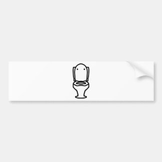 Autocollant De Voiture peut l'icône de toilette