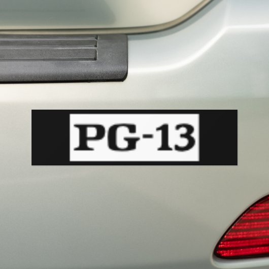 Autocollant De Voiture PG-13 évalué, système de notation (En voiture)