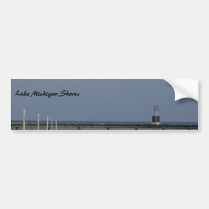 Autocollant De Voiture Phare de Lake Michigan Shores
