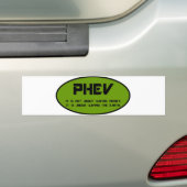 Autocollant De Voiture PHEV sauvent la terre (En voiture)