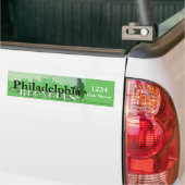 Autocollant De Voiture Philadelphie réutilise (horizon et Penn) (Sur camion)