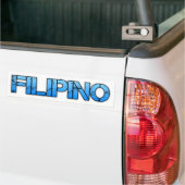 AUTOCOLLANT DE VOITURE PHILIPPIN (Sur camion)