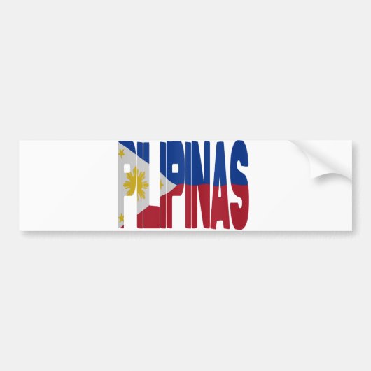 Autocollant De Voiture Philippines - Philippines (Devant)