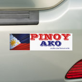 Autocollant De Voiture Philippines Pinoy ako (En voiture)