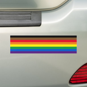 Autocollant De Voiture Philly Rainbow gay pride progression Indicateur