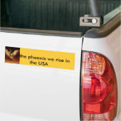 Autocollant De Voiture Phoenix, comme Phoenix nous nous levons aux (Sur camion)