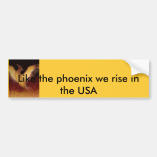 Autocollant De Voiture Phoenix, comme Phoenix nous nous levons aux