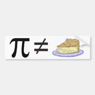 Autocollant De Voiture pi-faire-non-égal-pi