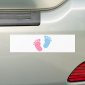 Autocollant De Voiture Pieds de bébé (En voiture)