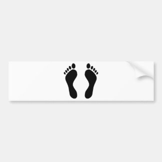 Autocollant De Voiture pieds de pas