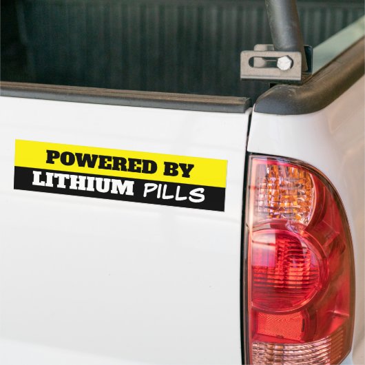AUTOCOLLANT DE VOITURE PILES DE LITHIUM (Sur camion)