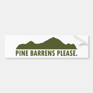 Autocollant De Voiture Pine Barré S'Il Vous Plaît