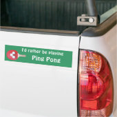 Autocollant De Voiture Ping Pong Paddle et Balls (Sur camion)
