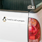 Autocollant De Voiture Pingouin (Sur camion)