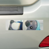 Autocollant De Voiture Pingouin pourpre I (En voiture)