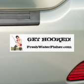 Autocollant De Voiture PINUP083, FreshWaterFisher.com, OBTIENNENT (En voiture)