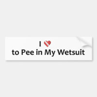 Pipi dans le wetsuit