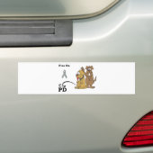 Autocollant De Voiture Pipi sur le :maladie de Parkinson (En voiture)