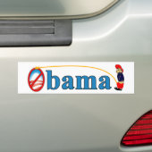 Autocollant De Voiture Pipi sur Obama (En voiture)