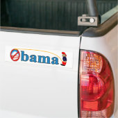 Autocollant De Voiture Pipi sur Obama (Sur camion)