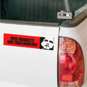 AUTOCOLLANT DE VOITURE PIQUE-ASSIETTES DES MARCHÉS LIBRES PAS (Sur camion)