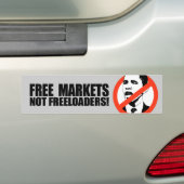 AUTOCOLLANT DE VOITURE PIQUE-ASSIETTES T DES MARCHÉS LIBRES PAS (En voiture)