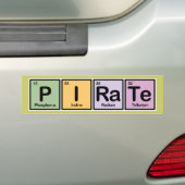 Autocollant De Voiture Pirate fait d'éléments (En voiture)
