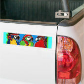 Autocollant De Voiture PIRATE Parrots (Sur camion)