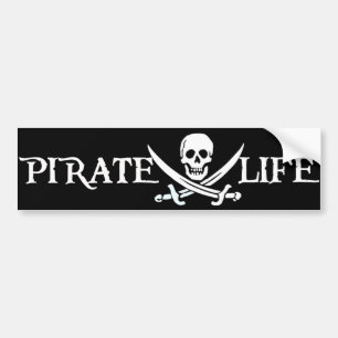 Autocollant De Voiture Pirates des Caraïbe de la vie de pirate