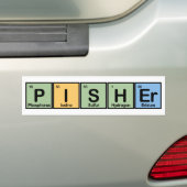 Autocollant De Voiture Pisher a fait des éléments (En voiture)