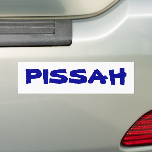 AUTOCOLLANT DE VOITURE PISSAH (En voiture)